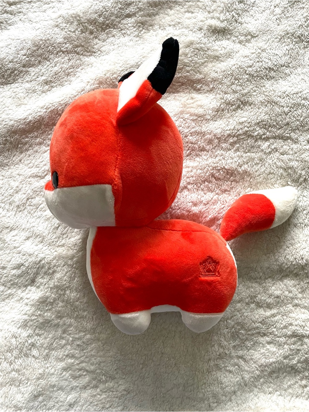 Bellzi orange fox stuffed plush toy